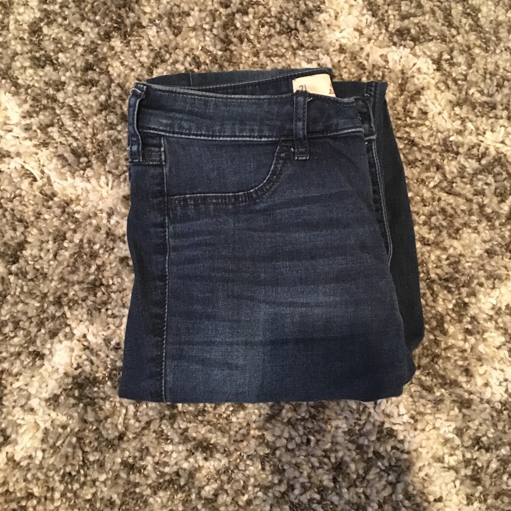 Hollister Dark Wash High Rise Jean Leggings